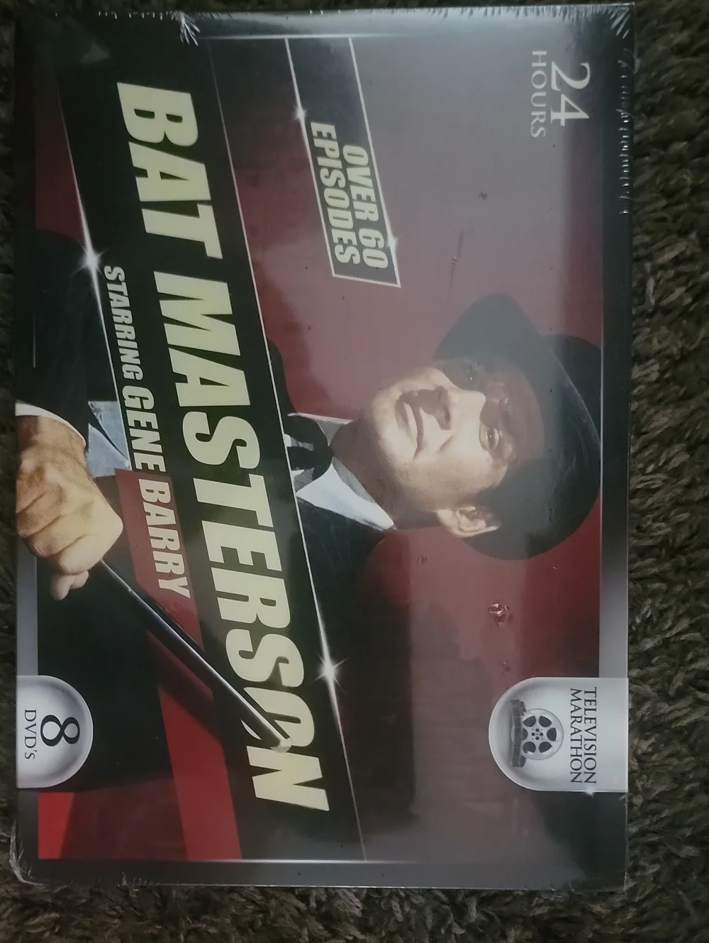Bat Masterson Television Marathon 8-DVD box set starring Gene Barry